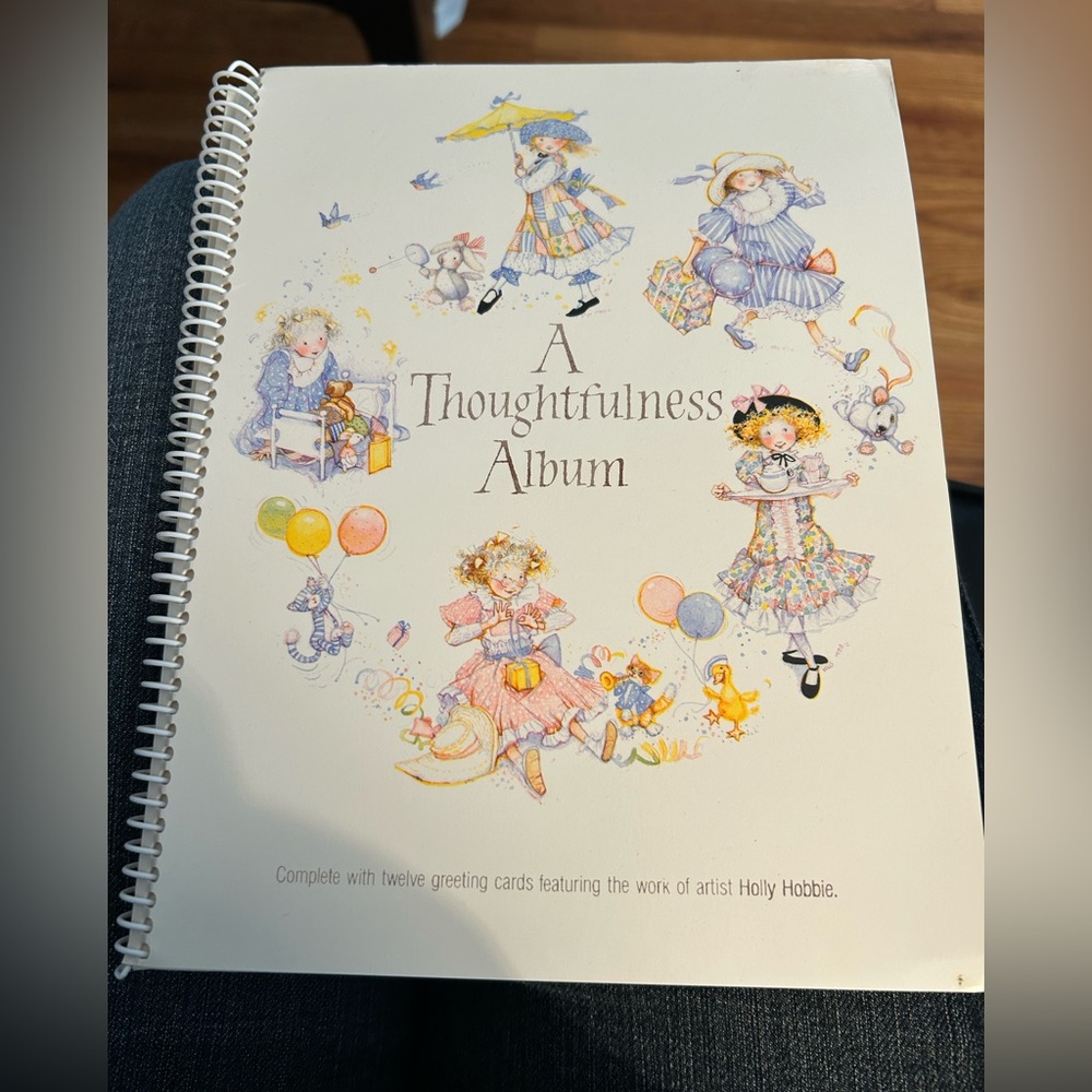 Holly Hobby Thoughtfulness Album with 6” doll..vintage American greetings.
